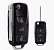 Kit 10 Carcaças Chave Canivete Volkswagen 3 Botões Modelo G5 - Imagem 1