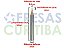 Fresa 4 cortes helicoidais HRC55 ponta 1,5mm revestida com AICrN - Imagem 4