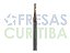Fresa 4 cortes helicoidais HRC55 ponta 1,5mm revestida com AICrN - Imagem 1