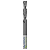 Fresa 2 cortes helicoidais Down Cut metal duro com Tialn - Imagem 1
