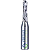 Fresa TCT 2 cortes Up & Down metal duro - Imagem 1