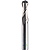 Fresa Ball Nose diâmetro 6mm Metal Duro - Imagem 1