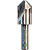 Fresa para vincar ACM 90° haste 6mm 2 cortes ponta metal duro - Imagem 1