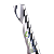 Fresa 1 corte helicoidal com haste e corte de 3,175mm metal duro - Imagem 2