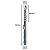 Fresa 1 corte helicoidal Down Cut metal duro - Imagem 6