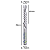 Fresa 1 corte helicoidal Down Cut metal duro - Imagem 4