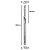 Fresa 1 corte helicoidal Down Cut metal duro - Imagem 5