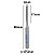 Fresa 2 cortes retos com haste de 3.175mm e corte 1 - 2mm - Imagem 7