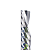 Fresa 1 corte helicoidal Down Cut haste 3,175mm corte 1-2mm metal duro - Imagem 3