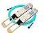 KIT QSFP28 100G SR MULTIMODO 850NM COM CABO MPO 5M - Imagem 1