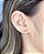 Brinco Ear Cuff 3 Estrelas 1,1cm - Banho de Ouro 18k - Imagem 1