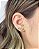 Brinco Ear Cuff Borboletas - Banho de Ouro 18k - Imagem 1