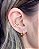 Brinco Argola Estrela 1,7cm - Banho de Ouro 18k - Imagem 1