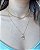 Colar Menino Bone Vazado 45cm + 5cm extensor - Banho de Ouro 18k - Imagem 1