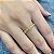 Anel Mini Florzinhas - Banho a Ouro 18k - Imagem 1