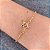 Pulseira Estrela Cravejada Colorida - Banho de Ouro 18k - Imagem 1