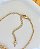 Pulseira Elo Cartier Fé 20cm - Banho de Ouro 18k - Imagem 2