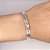 Pulseira Laminada 4 fios 18cm - Prata 925 - Imagem 1