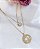 Colar Barbie 2,1cm 45cm - Banho de Ouro 18k - Imagem 1