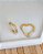 Brinco Argola Click Coração 2cm - Banho de Ouro 18k - Imagem 2