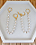 Brinco Ear Line Perola com Argolinha e Piercing Fake 10cm - Banho de Ouro 18k - Imagem 2