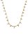 Colar Chocker Perolas e Bolinhas Penduradas 40cm - Banho de Ouro 18k - Imagem 1