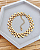 Pulseira Esteira 17cm - Banho de Ouro 18k - Imagem 1