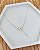 Colar Menino Vazado com  Roupa Cravejada Veneziana 45cm - Prata 925 - Imagem 4