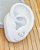 Brinco Coração Alado Cravejado 1,1cm - Prata 925 - Imagem 4