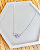 Colar Olho Grego Vazado Cravejado Veneziana 1,7cm 45cm - Prata 925 - Imagem 1