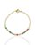 Pulseira Infantil Riviera Colorida 15cm - Banho de ouro 18k - Imagem 1