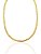 Colar Choker Fita 40cm - Banho de Ouro 18k - Imagem 1