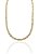 Colar Choker Escamas Lisas 40cm - Banho de Ouro 18k - Imagem 1