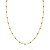 Colar Choker Veneziana com Bolinhas 36cm - Banho de Ouro 18k - Imagem 1