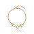 Pulseira 3 Espíritos Santo Vazado - Banho de Ouro 18k - Imagem 1