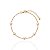 Pulseira Grumet com 5 Pérolas - Banho Ouro 18k - Imagem 1