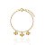 Pulseira Infantil 3 Abelhinhas - Banho Ouro 18k - Imagem 1