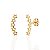 Brinco Ear Cuff Estrelas Vazadas - Banho de Ouro 18k - Imagem 1