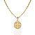 Colar Medalha São Bento Cartier 37cm - Banho de Ouro 18k - Imagem 1