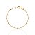 Pulseira Veneziana com Bolinhas 18cm - Banho Ouro 18k - Imagem 1