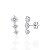 Brinco Ear Cuff 3 Zircônia Cristal - Prata 925 - Imagem 1