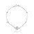 Pulseira Bolinhas com Plaquinha de Nossa Senhora 18cm - Prata 925 - Imagem 1