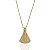 Colar Nossa Senhora Manto Cravejado Cristal 45cm - Banho Ouro 18k - Imagem 1