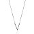 Colar V Veneziana 45cm - Prata 925 - Imagem 1