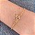 Pulseira Estrela Cravejada Colorida - Banho de Ouro 18k - Imagem 1