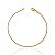 Pulseira Rabo de Rato 19cm - Banho de Ouro 18k - Imagem 1