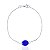 Pulseira Veneziana com Zircônia Azul Oval - Prata 925 - Imagem 1