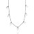 Colar Choker Triângulos Vazados 40cm - Prata 925 - Imagem 1