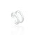Piercing Fake Liso 2 Linhas 8mm - Prata 925 - Imagem 1