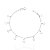 Pulseira Medalinhas Lisas 19cm - Prata 925 - Imagem 1